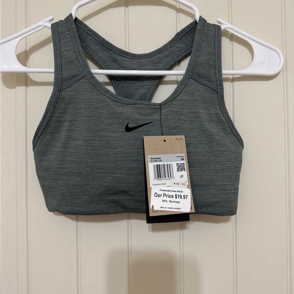 Nike Women's Charcoal Sports Bra